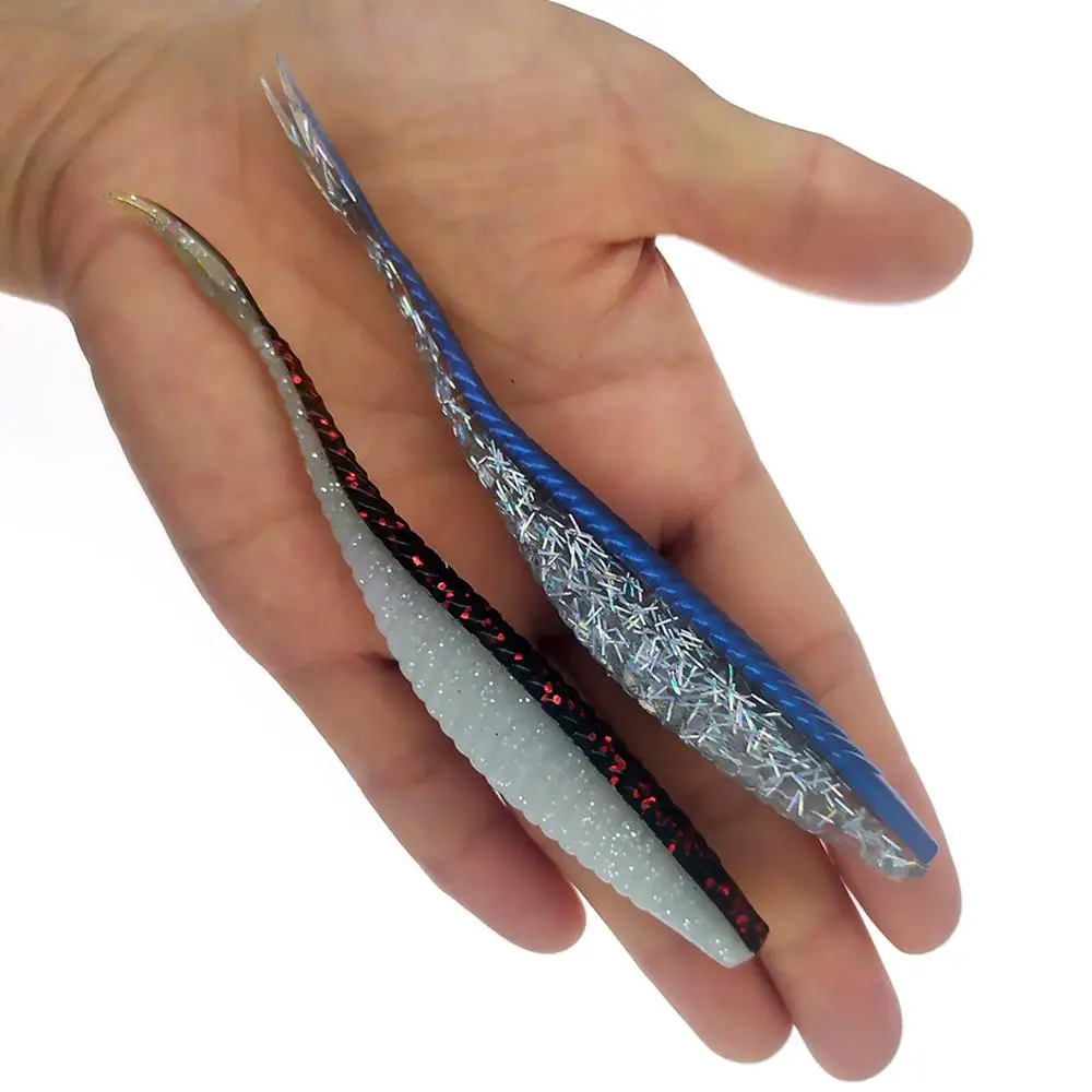 Мягкая приманка-воблер 12 см 7 г 5 шт. силиконовая приманка в виде гольяна вилка с