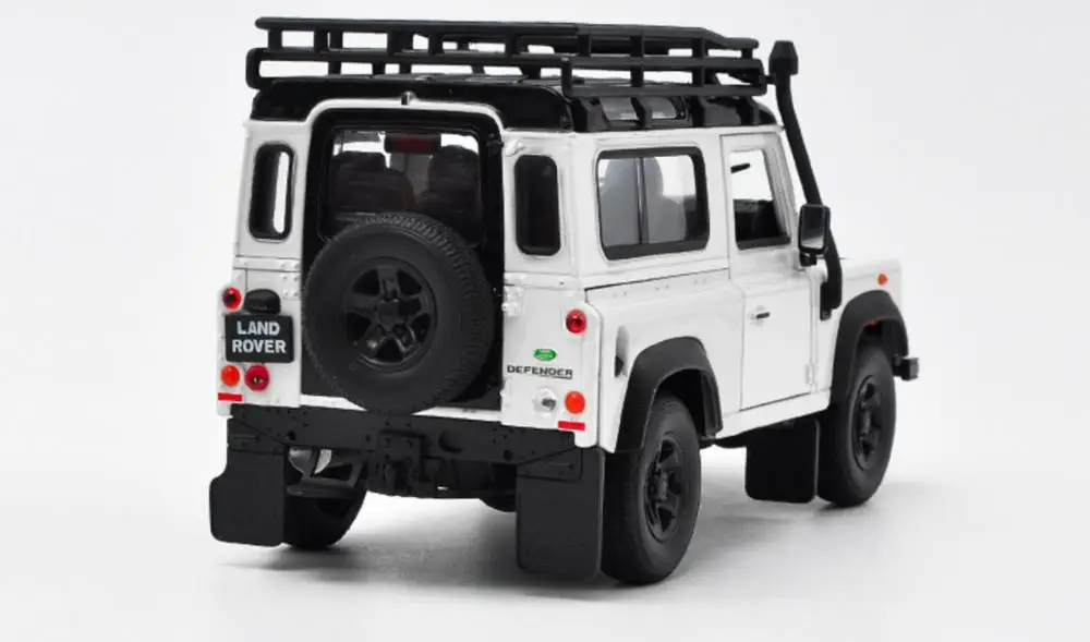 Welly 1/124 1:24 Ностальгический Land Rover Defender SUV внедорожник модель автомобиля под