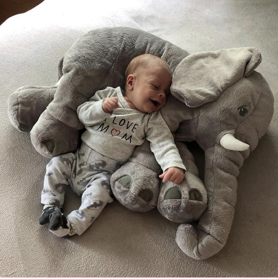 Мультяшный слон плюшевая игрушка большой размер 3D Король леса мягкие плюшевые