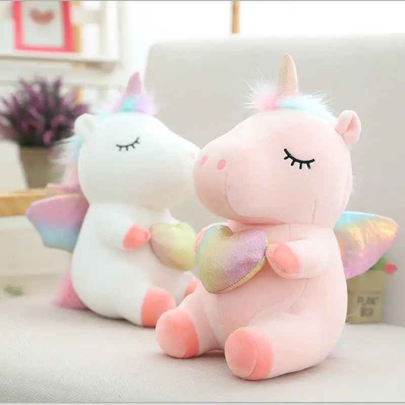 Small Unicorn Plush Toy Doll Cute Animal Stuffed Unicornio Soft Pillow kids Toys | Игрушки и хобби