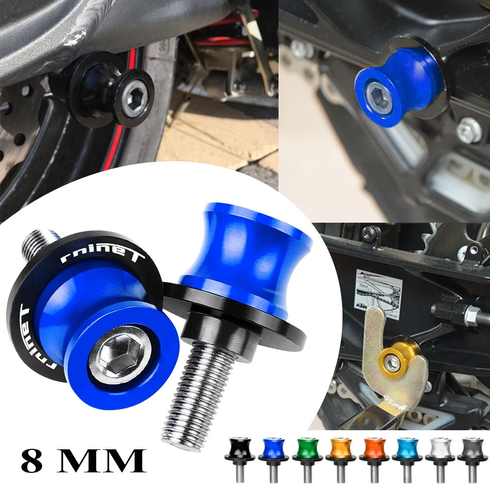 

8MM Motorcycle Accessories CNC Aluminum Swingarm Spools Slider Stand Screws For BMW RNINET R NINE T Cafe Racer Pure Scrambler
