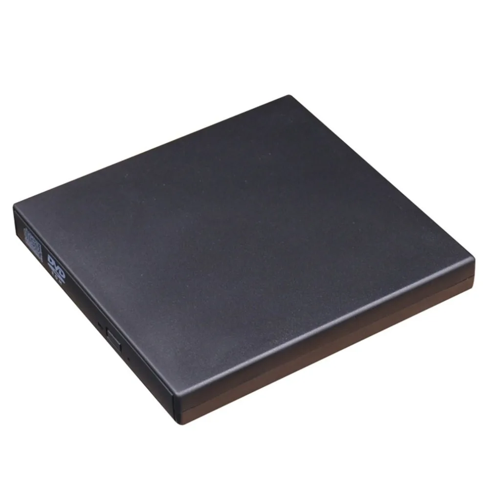 Портативный размер Plug& Play Внешний привод USB 2,0 горелка CD+ RW DVD ридер rom CD Writer подходит для Mac для Win7/8/10