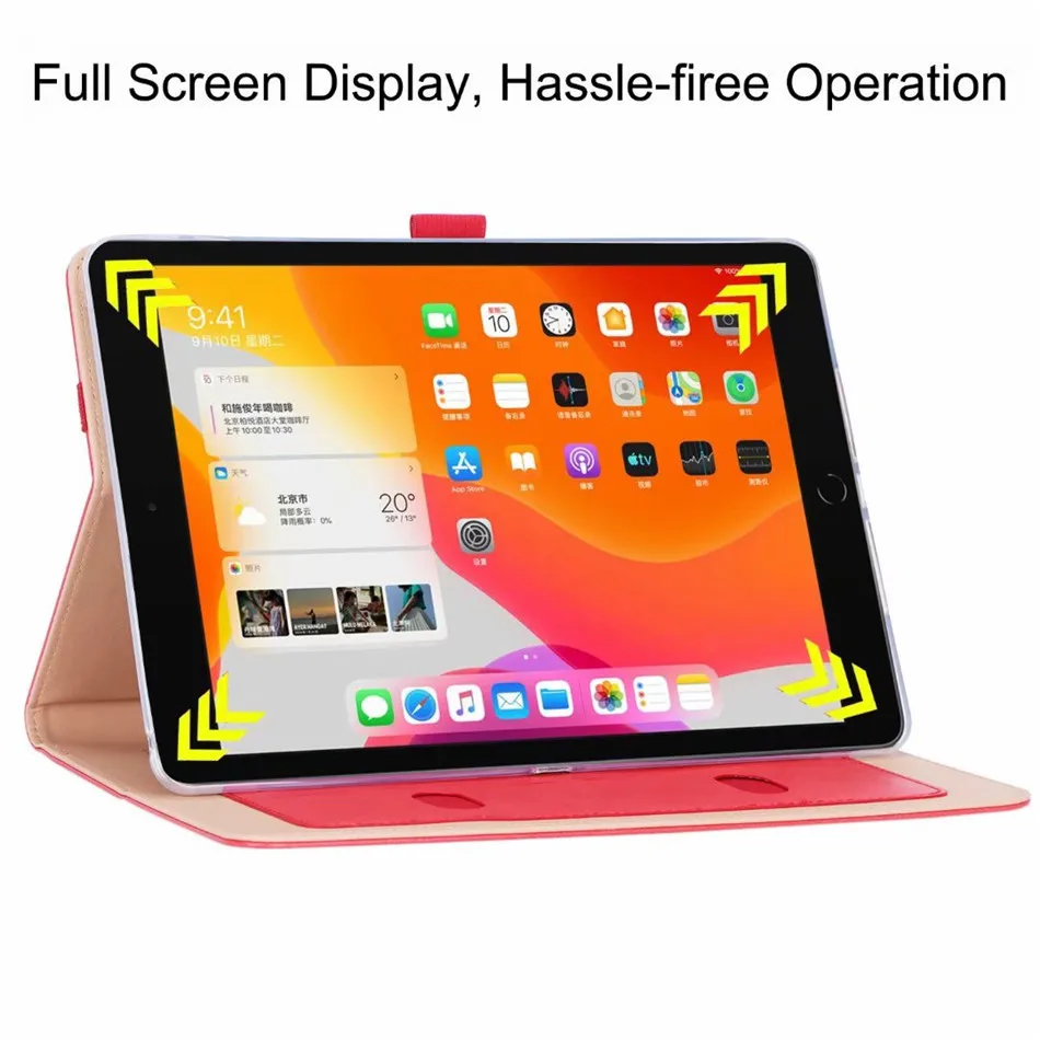 Для iPad 7th 10," Чехол Магнитный умный Мягкий силиконовый чехол для iPad 10,2 чехол Автоматический Режим сна/пробуждения+ защита экрана+ ручка
