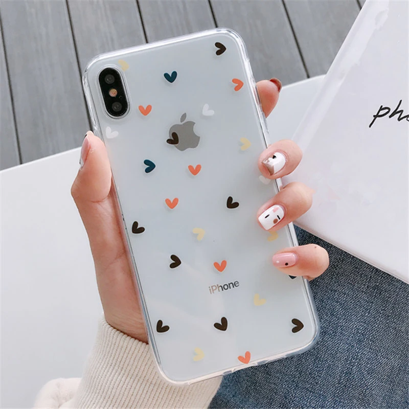 Прозрачный чехол с цветочным рисунком для Huawei P Smart 2019 Honor 10 Lite силиконовый Мягкая