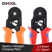 square and hexagon crimping pliers copper tube crimping tool set tubular terminal crimping tools 23 7 awg 6 4a6 6a