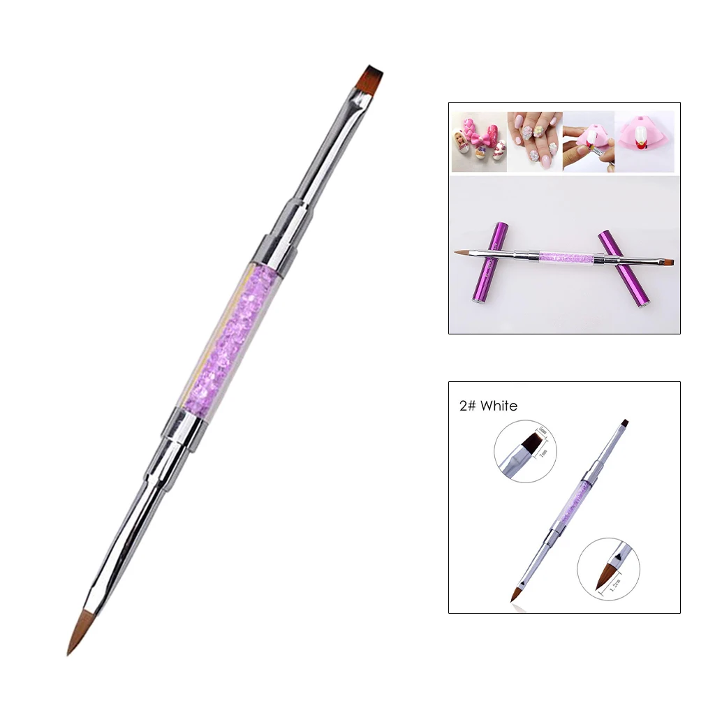 

Dual-ended Nail Art Brush Acrylic UV Gel Brush Nail Drawing Painting Pen UV Gel Liner Polish Brush Set Nail Art Dotting Tools
