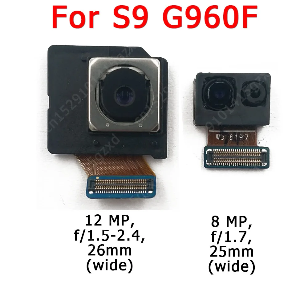 

Оригинальная фронтальная и задняя камера для Samsung Galaxy S9 G960, основная фронтальная камера для селфи, модуль гибкой замены, запасные части