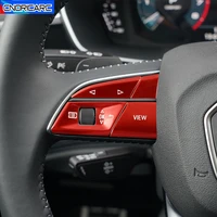 car styling center console steering wheel buttons sequins decoration sticker trim for audi a5 a3 q3 q5 2019 2021 interior decals