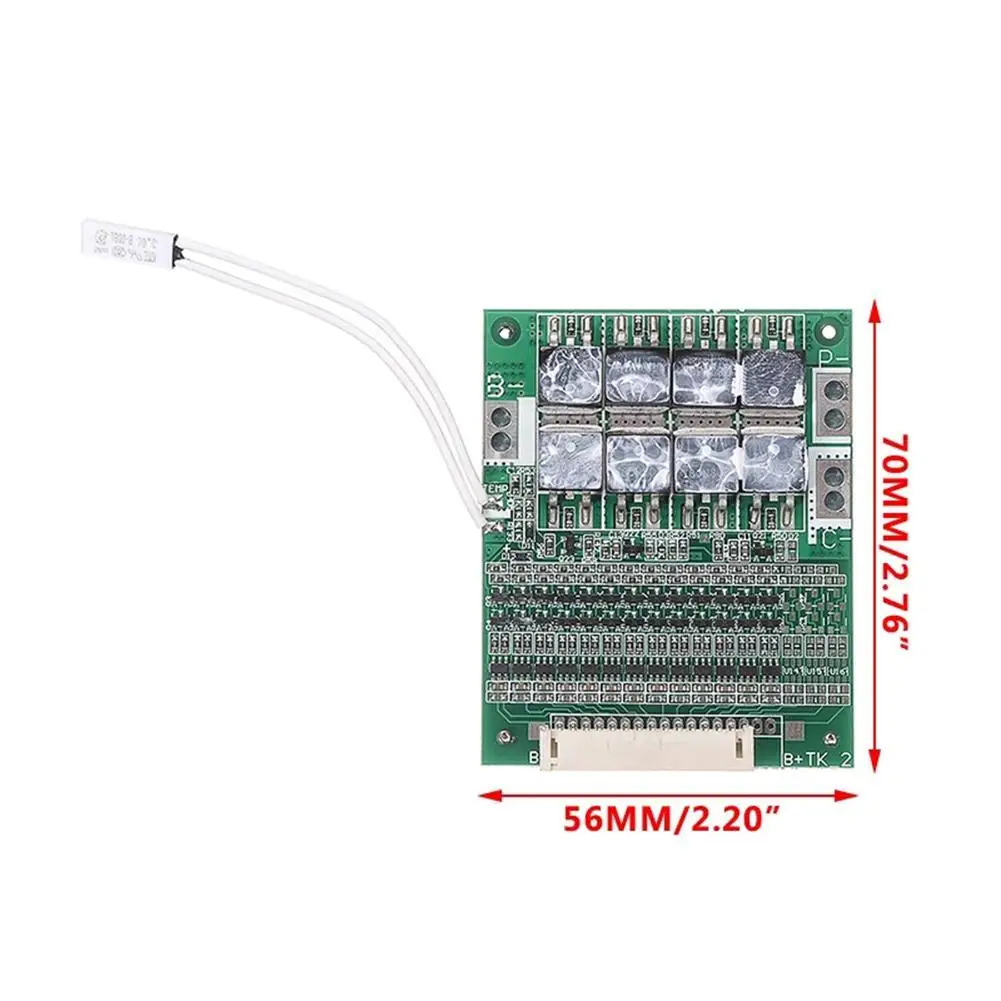 Блок литий-ионных батарей 13S 48 в 40 А 18650 защитная плата BMS PCB эквалайзер прочная