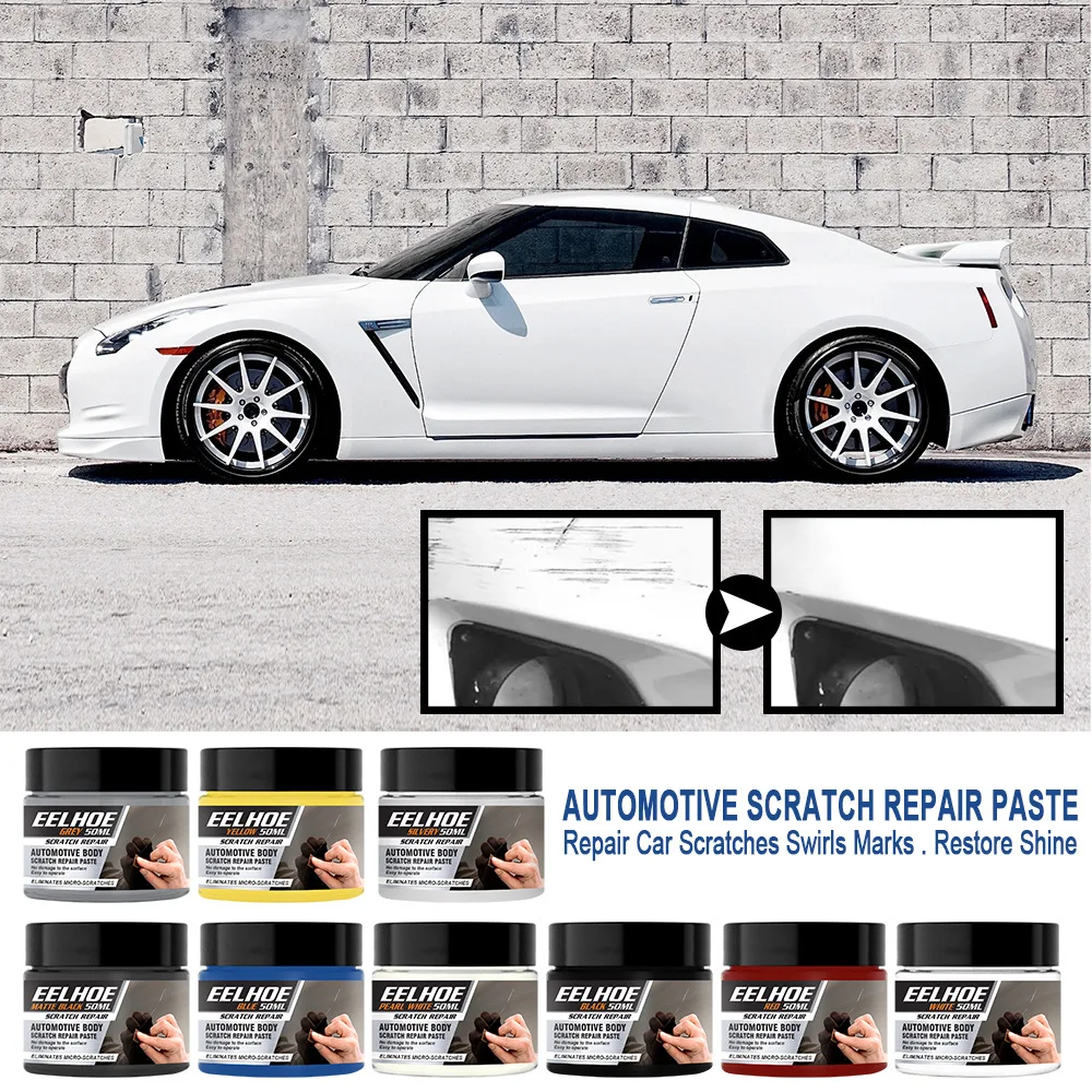 

50ml Car Scratch Repair Polishing Wax Anti Scratch Cream Paint Car Cleaning Retreading Wash Tools Auto Scratch Repair Tool