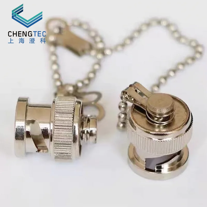 

Dust cap with pin with chain RF connector HF coaxial connector BNC-K