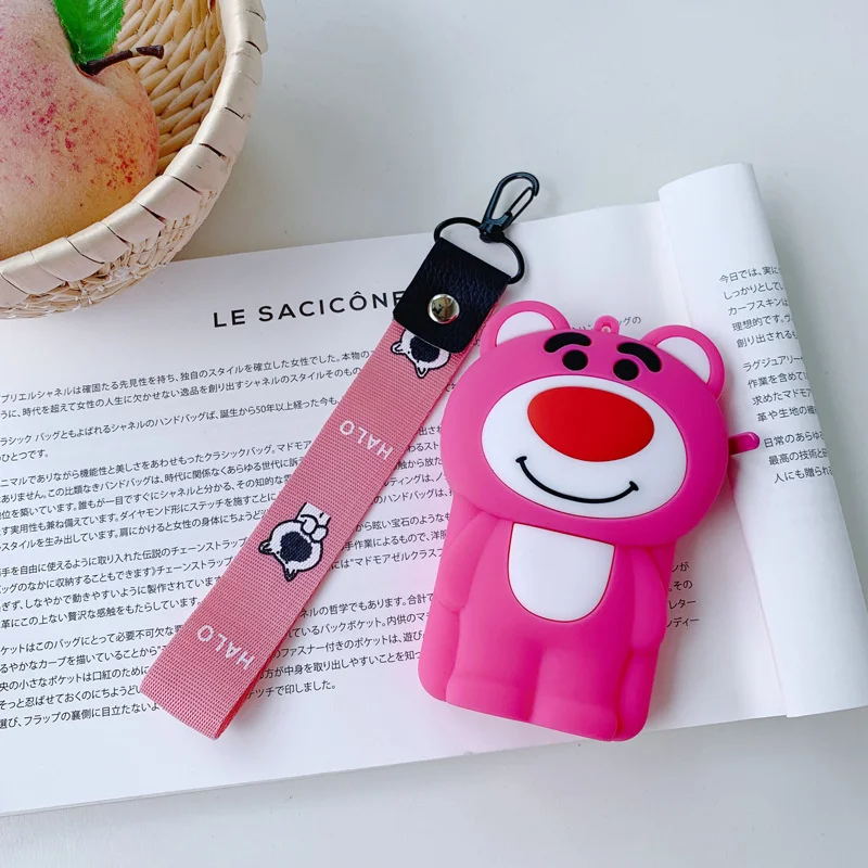 Силиконовый кошелек для девочек маленький бумажник с милой и цепочкой на молнии