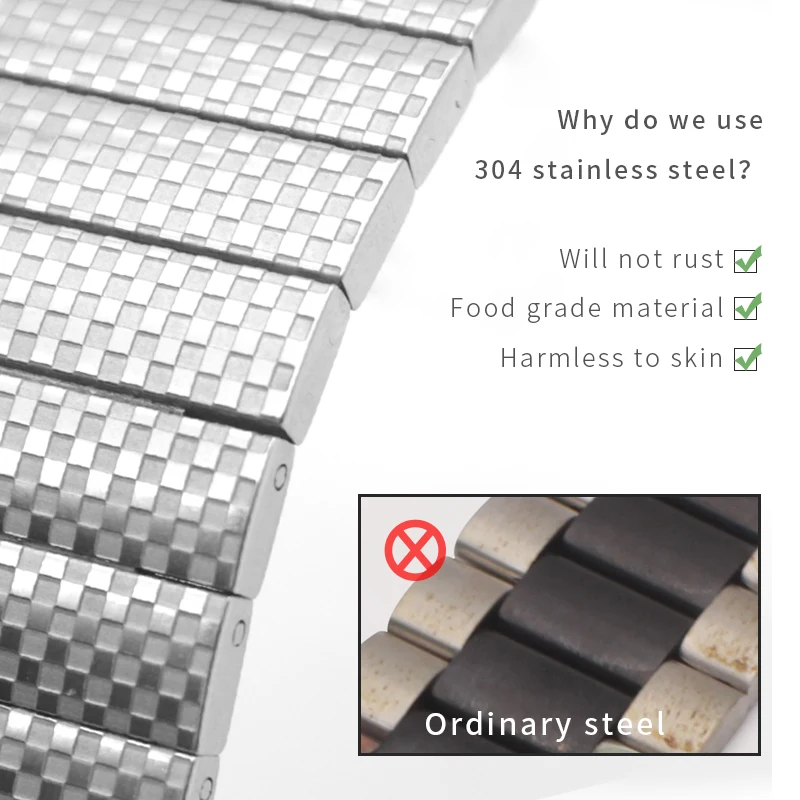 Stainless steel band compatible Apple Watch 38mm 40mm 41mm 42mm 44mm 45mm 49mm metal men/women band for iWatch 8/7//6/5/4/32/SE