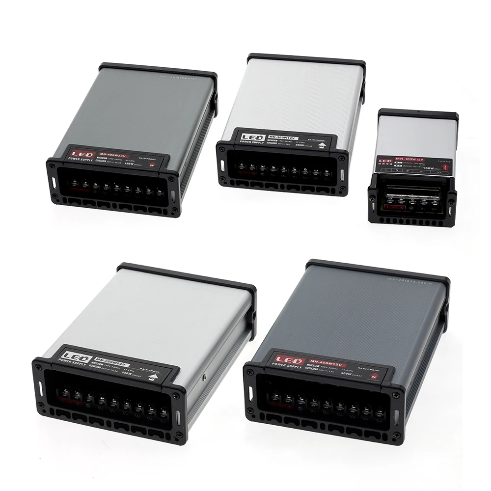 Настенная Светодиодная лампа-драйвер 12 В постоянного тока 24 100 Вт 300 400 настенное