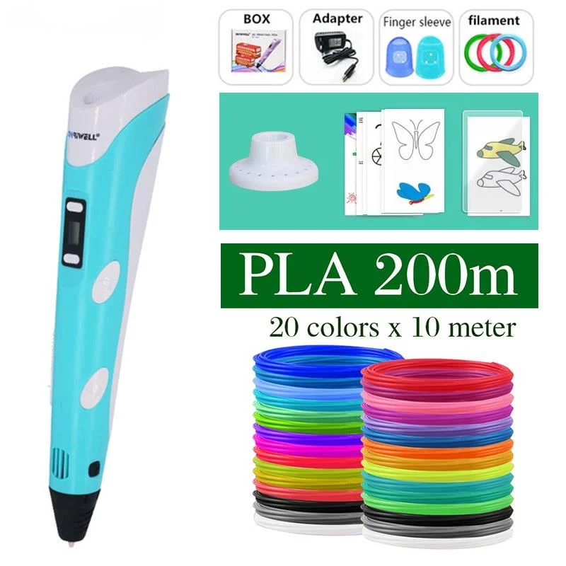 

3D Pen RP100b Include PLA Filament 1.75mm,Magic Pen,The Kids Drawing Tool,Christmas Presents,Birthday Gift