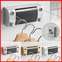 hole free double line clothesline bathroom balcony bathroom hidden scalable clotheshorses 304 wire rope manufacturer