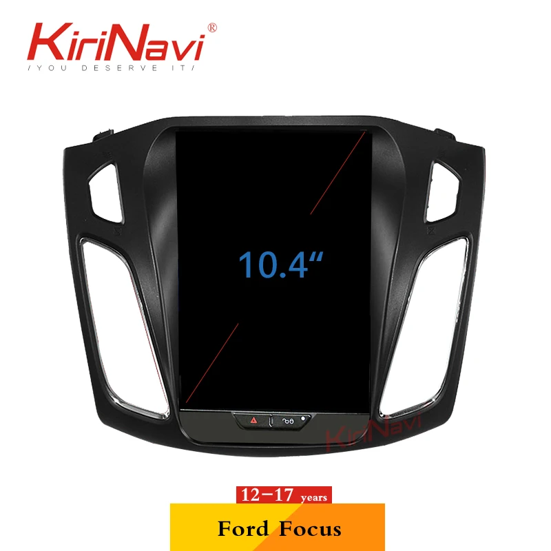 KiriNavi вертикальный экран 10," Android 8,1 Автомобильная магнитола gps навигация для Ford Focus Автомобильный Dvd мультимедийный плеер Bluetooth 2012