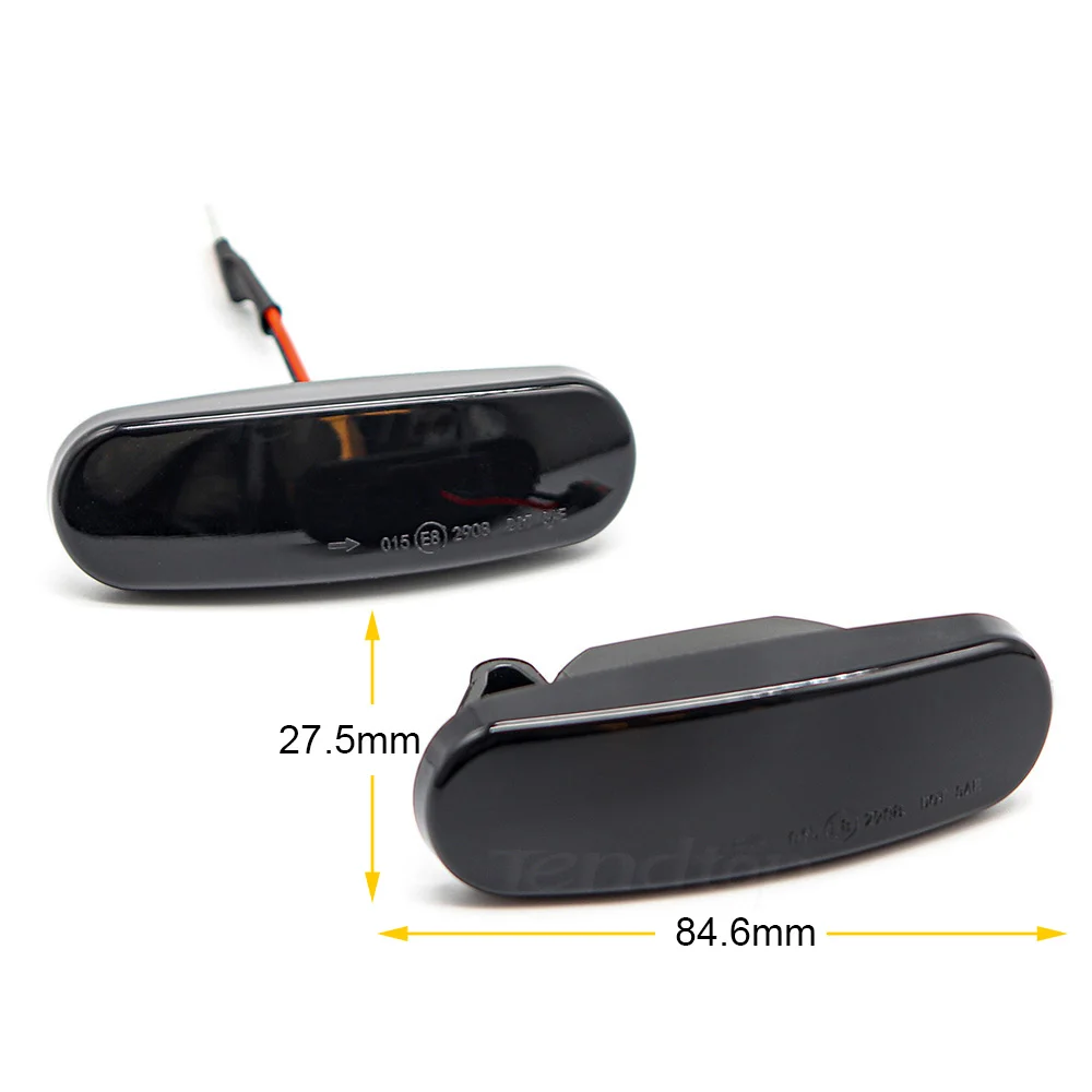 Динамическая автомобильная лампа дневного света Для указателя поворота Fiat Panda