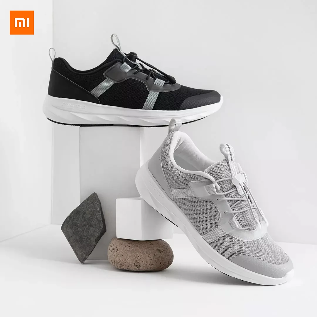 

Xiaomi Mijia Youpin Efficient non-slip non-lacing light running shoes Lace-free design antibacterial breathable light and soft