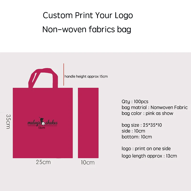 100 шт. тканая сумка для покупок с логотипом печать многоразовая Специальное