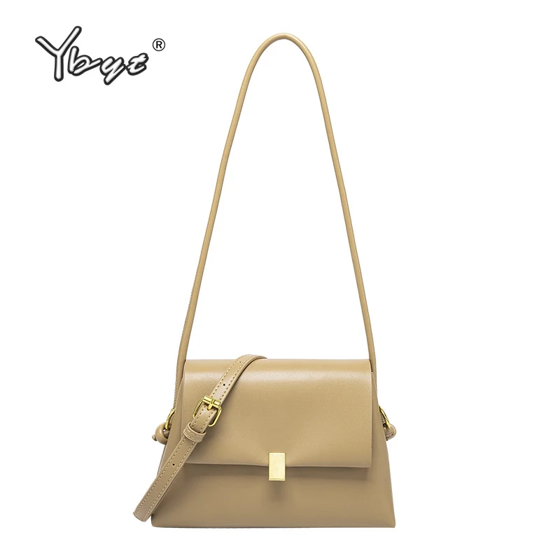 

Однотонные сумки через плечо для женщин 2020, высококачественные маленькие роскошные сумки из мягкой искусственной кожи, простая модная женс...