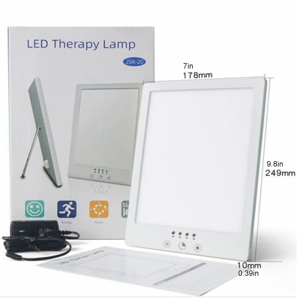 

JSK-20 LED Bionic Sun Lamp SAD Phototherapy Lamp Natural Light Touch Timing Color Temperature Small Night Table Lamp