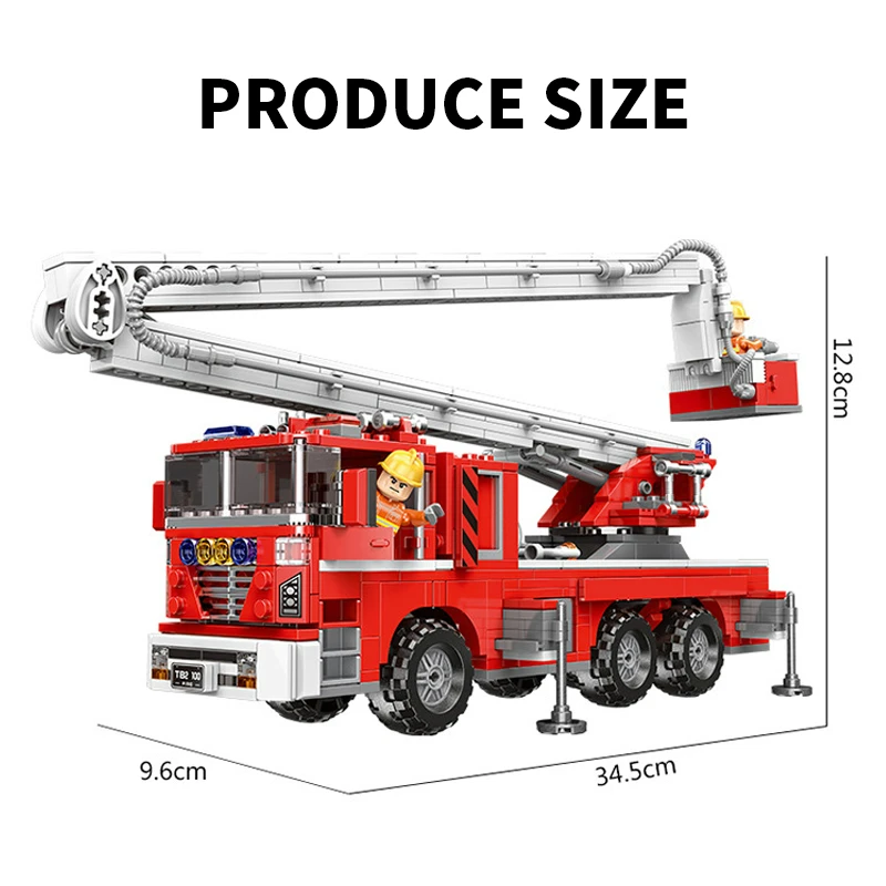 Technic City Fire Truck series The Rescue Vehicle Sets Model Kit Building Blocks Bricks Firefighter Toys for Kids boy toys DIY | Игрушки и