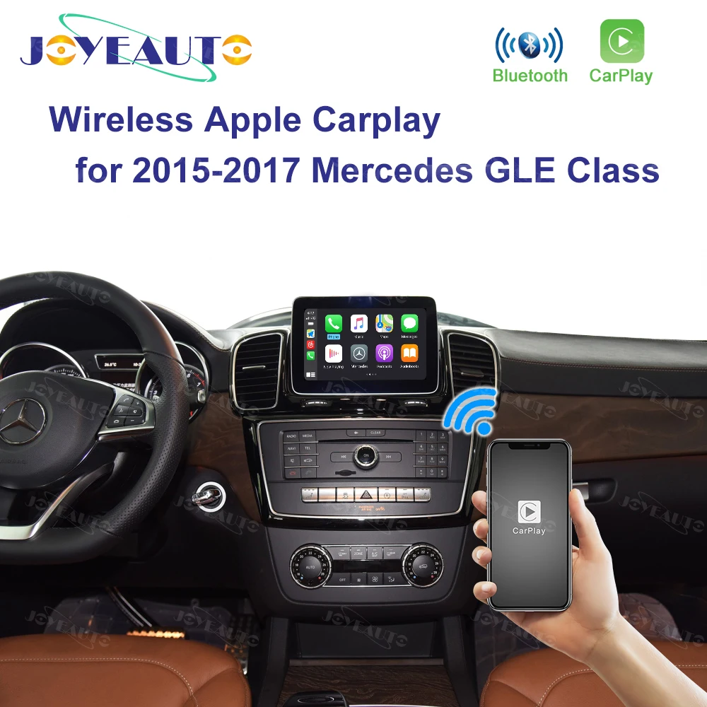 Joyeauto Aftermarket модифицированная для Mercedes беспроводная Apple CarPlay GLE Class W166 C292 15-19 NTG5 автомобильная игра с камерой заднего вида