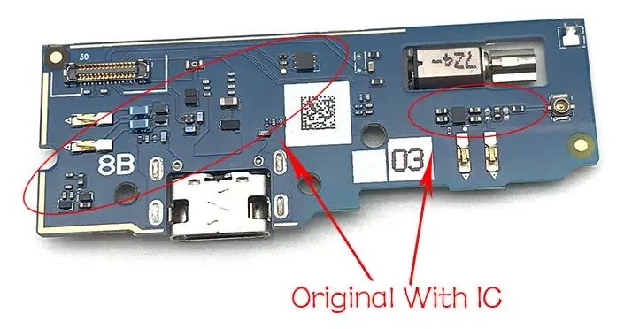 Original With IC Док-разъем Micro USB для sony Xperia L2 H3311 зарядное устройство зарядный порт гибкий кабель Запчасти - Цвет: Original With IC