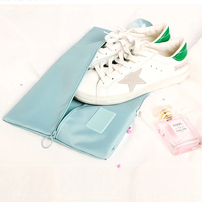Waterproof Portable Shoe Bags Men Women Travel Shoes Storage Organizer Pouch Zipper Tote Bag Accessories | Багаж и сумки