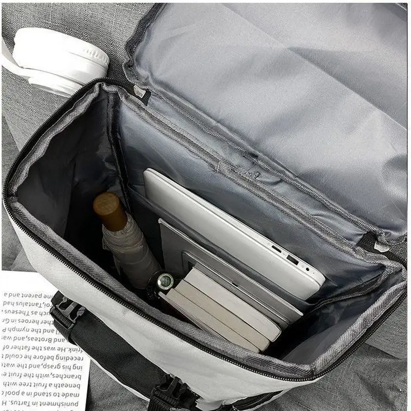 

Canvas Backpack for Men Large Capacity High College Students School Bags for Teenager Cool Bagpack Patchwork