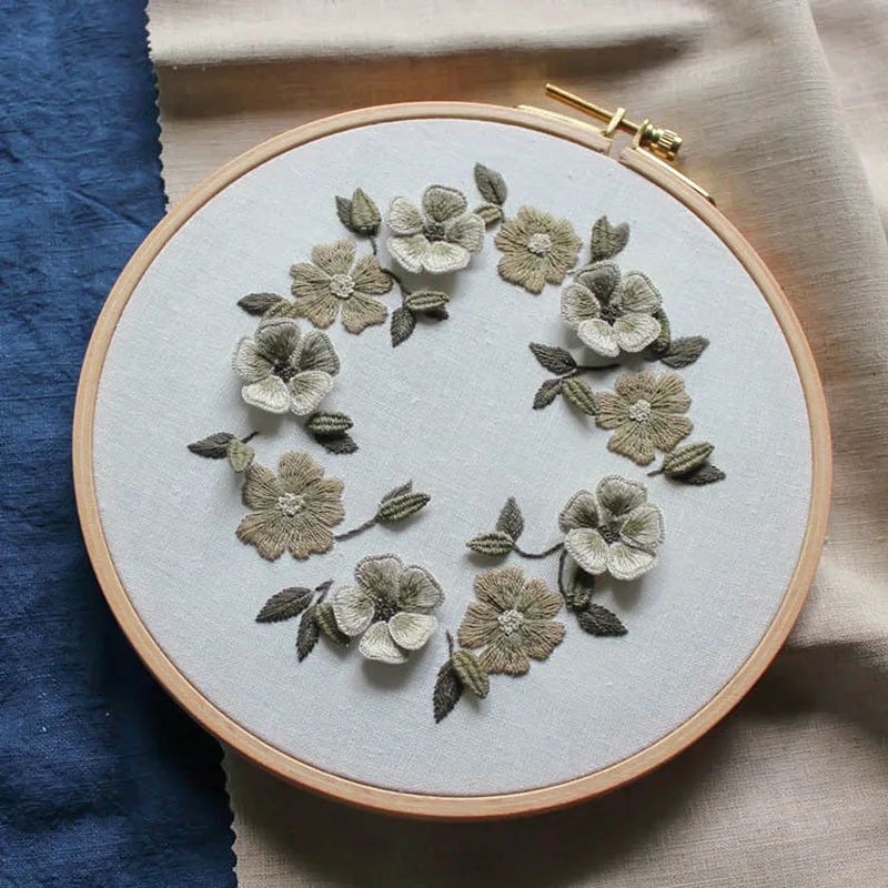 Однотонная хлопковая скатерть из льняной ткани для рукоделия вышивки крестом