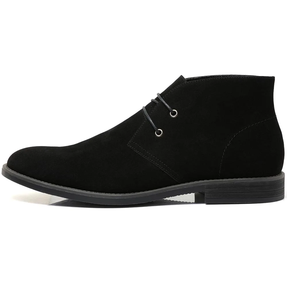 ZUSIGEL Men Canvas Shoes Casual Oxfords Cow Suede High Top Spring Autumn Lace-up Hard-wearing Ankle US Size 8-13 | Обувь