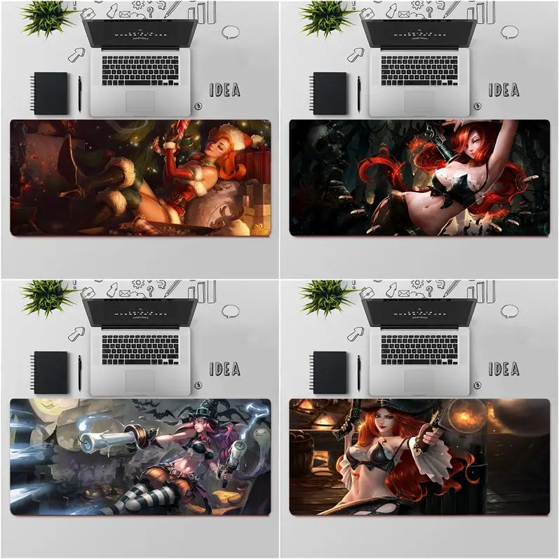 

FHNBLJ League of Legends Miss Fortune Customized laptop Gaming mouse pad Free Shipping Large Mouse Pad Keyboards Mat
