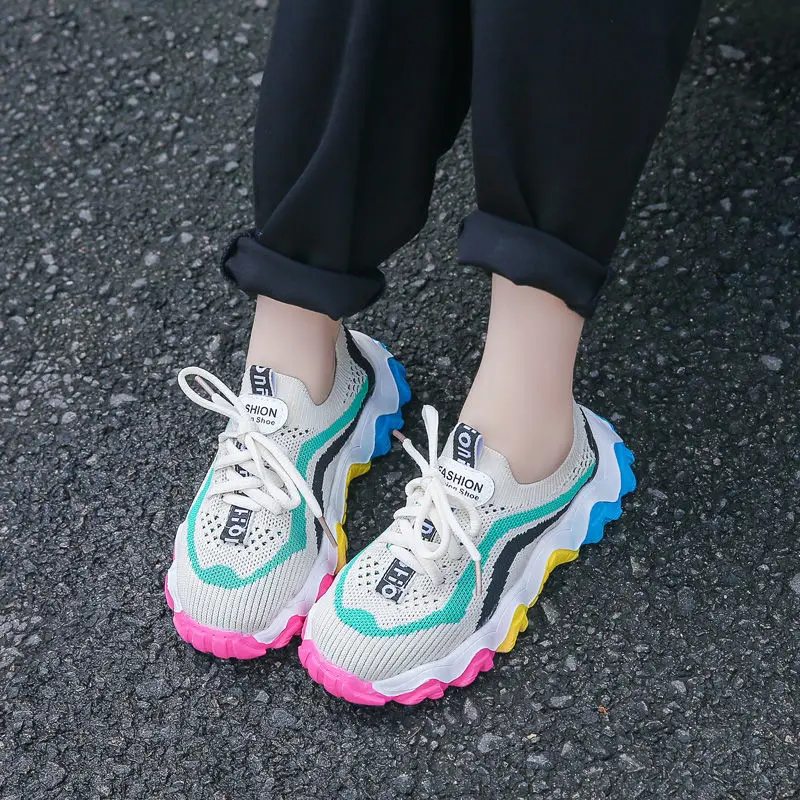 

2021 Spring and Summer Children's Shoes Kids Flying Mesh Breathable Coconut Shoes Boys Sports Shoes Girls Casual Shoes