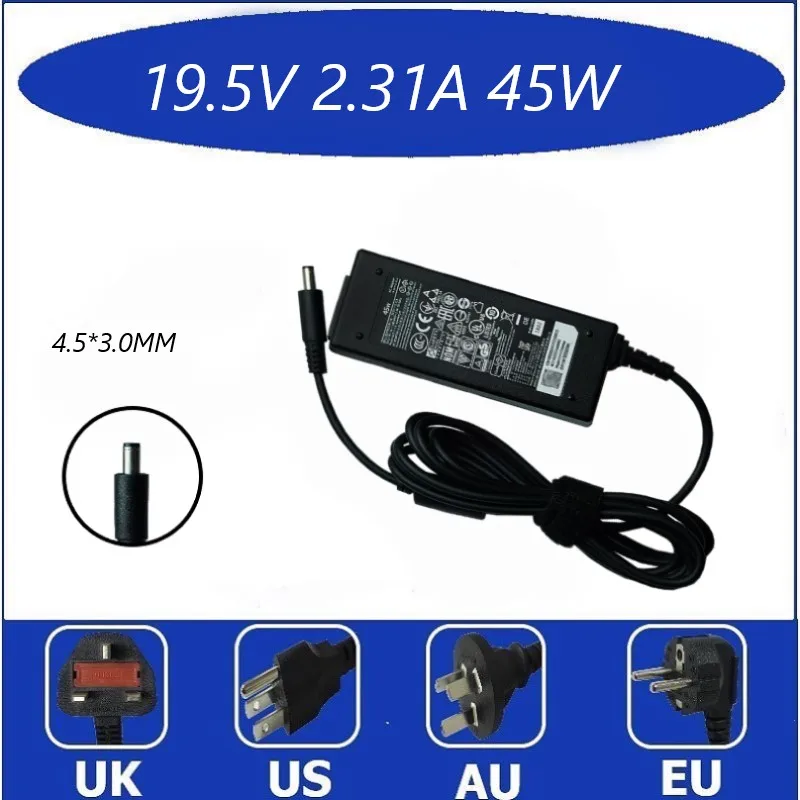 

19.5V 2.31A 45W Laptop Ac Adapter Power Supply for DELL XPS 12 / 13 Ultrabook DA45NM131 HA45NM140 Notebook Charger