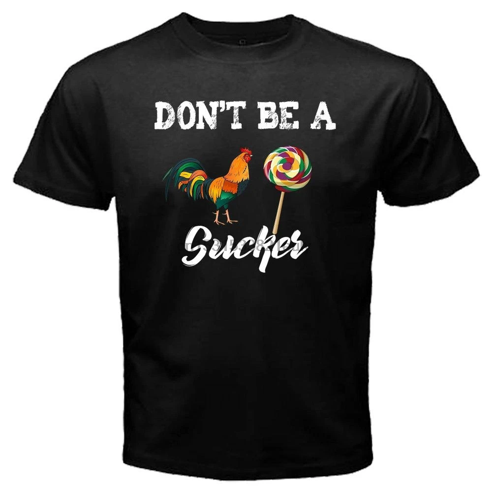 Забавная Мужская футболка с надписью Don't Be A Cock Цыпленок петух леденец 2 футболки