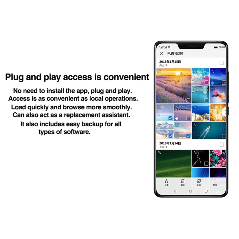 Original Huawei Backup Storage Quick Charger For Mate 20 X P20 Pro Mate10 External Memory 1TB Hard Drive ST310-S1 | Электроника