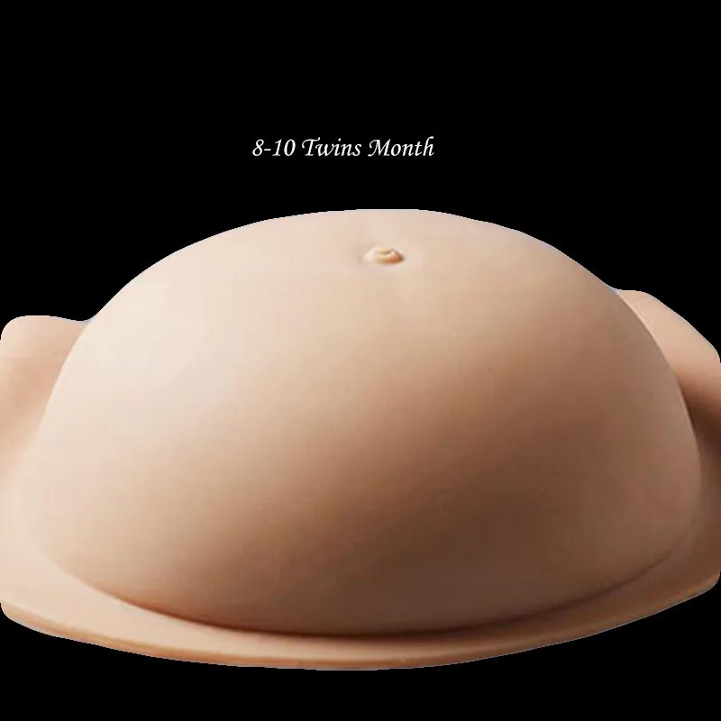8-10 месяцев силиконовый поддельный беременный живот Близнецы 5900 г самый большой