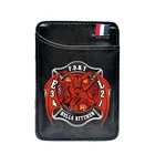 Fdny Hell's Kitchen Fire Fighting кожаные мини-бумажники с цифровой печатью для мужчин и женщин, держатель для карт, кошелек, зажим для денег, подарки