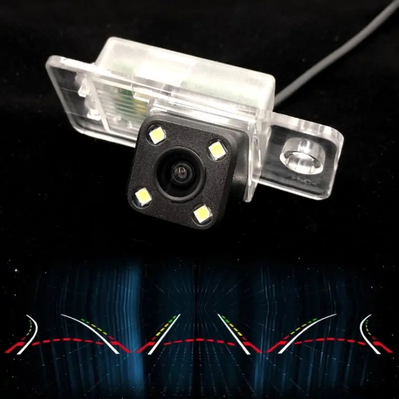 

Car Intelligent Parking Tracks Camera for Audi Q7 A8 A6 S5 A3 RS6 2008-2018 HD CCD Back up Reverse Rear View Camera
