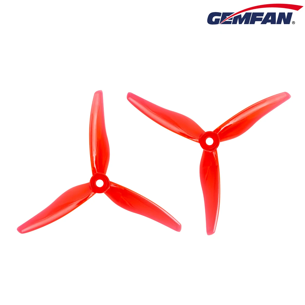 24 шт./12 пар Gemfan 51466 5 дюймов 3 лопасти/tri-blade пропеллер реквизит CW CCW для 2205-2306 бесщеточный двигатель FPV пропеллер