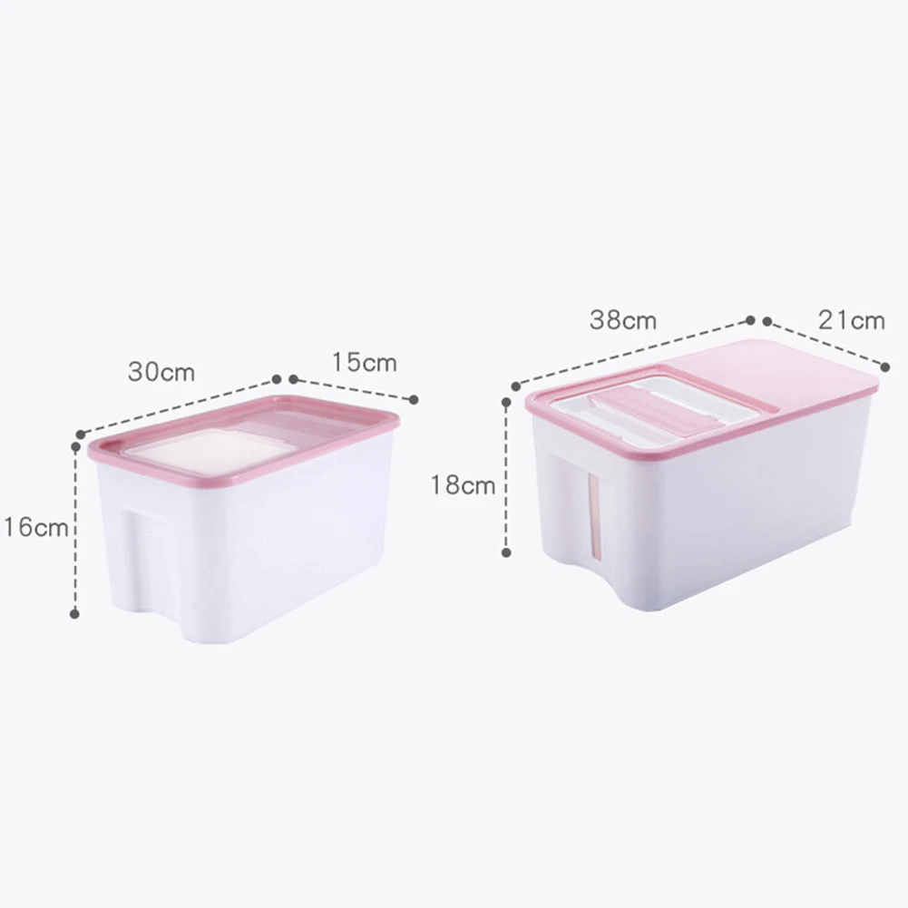 Кухня коробка для хранения риса зерна зерновых диспенсер еды влагостойкий