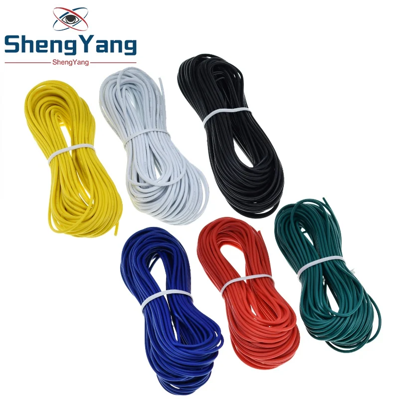 Шэньян 10 м UL 1007 24AWG Монтажный провод 80C / 300V шнур DIY электрический кабель
