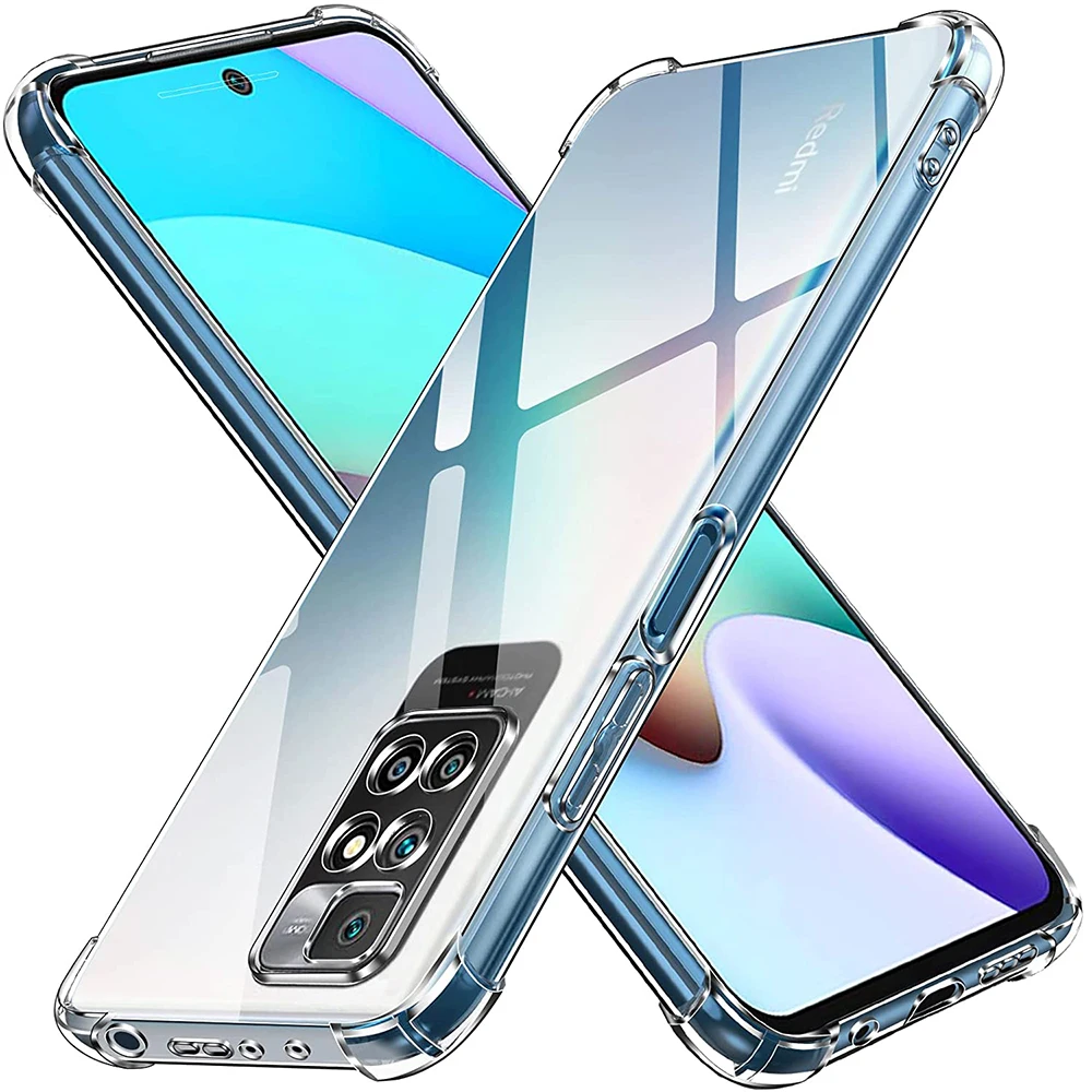 

3D Airbag Shockproof Silicone Phone Case For Xiaomi Redmi 10 9 9A 9C 8 8A Ultra Thin Soft Full Cover Shell For Redmi10 Funda