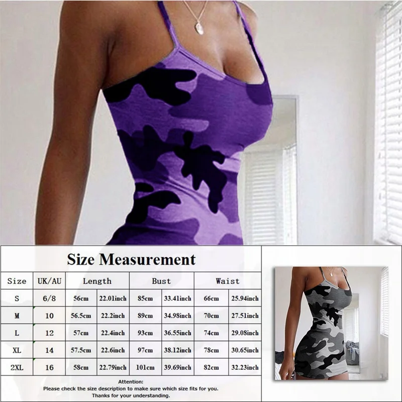 

2020 New Sexy Camouflage Slim Suspender Skirt Bag Hip Was Thin Dress Party Club Short Skirt Vestido Plus Size S-2xl