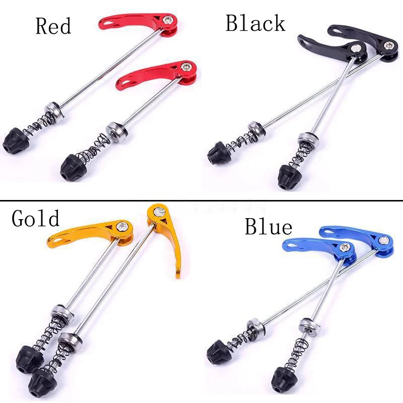 

1 Pair Bike Bicycle Cycling Wheel Hub Skewers Quick Release Bolt Lever Axle Set Bicycle Components Parts Skewers