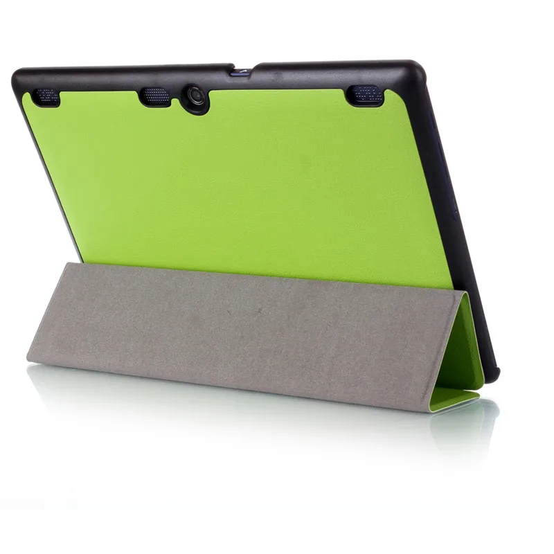 Однотонный Модный чехол из ПУ кожи с откидной крышкой и подставкой для Lenovo Tab 2