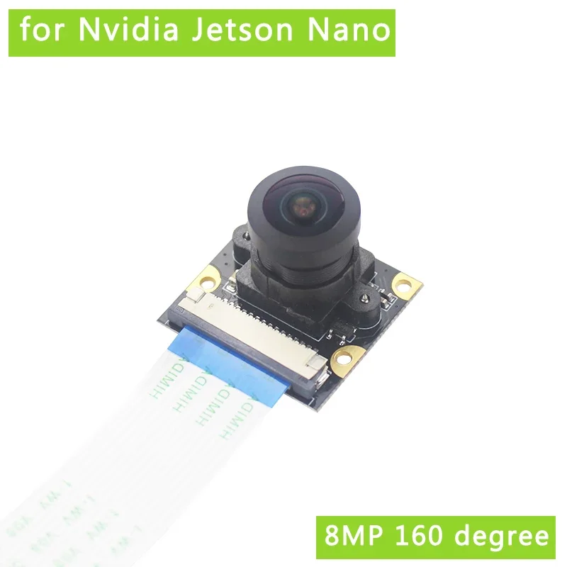 

8MP Camera for Nvidia Jetson Nano 160° 220° FOV IMX219 Focal Adjustable 3280×2464 1080p30/720p60/640×480p90 Video Camera Module