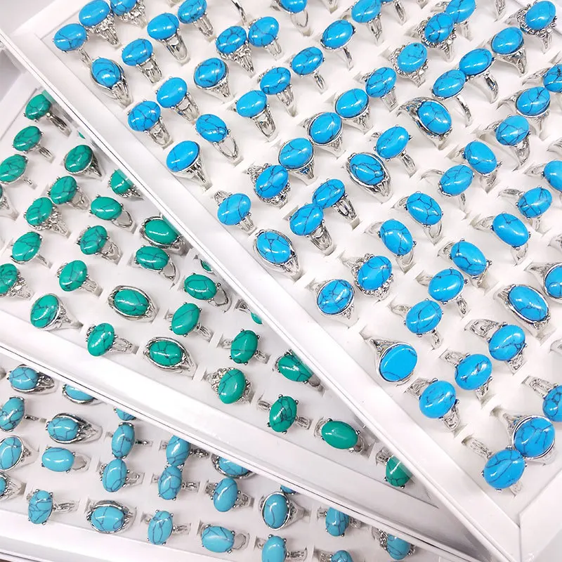 

Оптовая продажа, Богемные аксессуары для мужчин и женщин, винтажные вечерние велирные изделия из натурального камня, кольца для пары